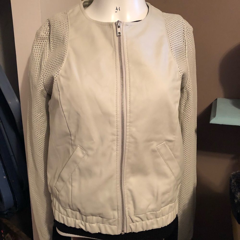 Bagatelle vegan leather jacket size 6 - Picture 2 of 10